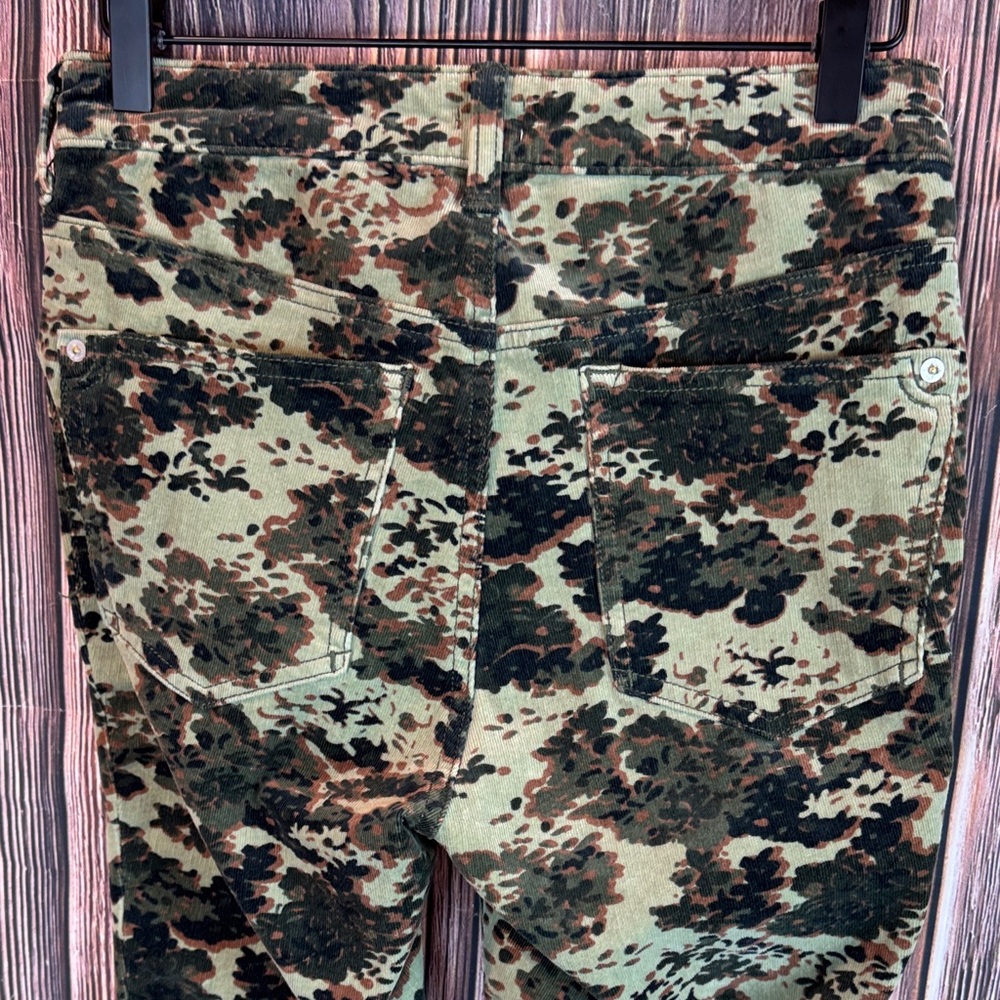 Pilcro Floral Faux Camouflage Button Pants - Picture 7 of 11